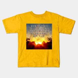 Power of Love Kids T-Shirt